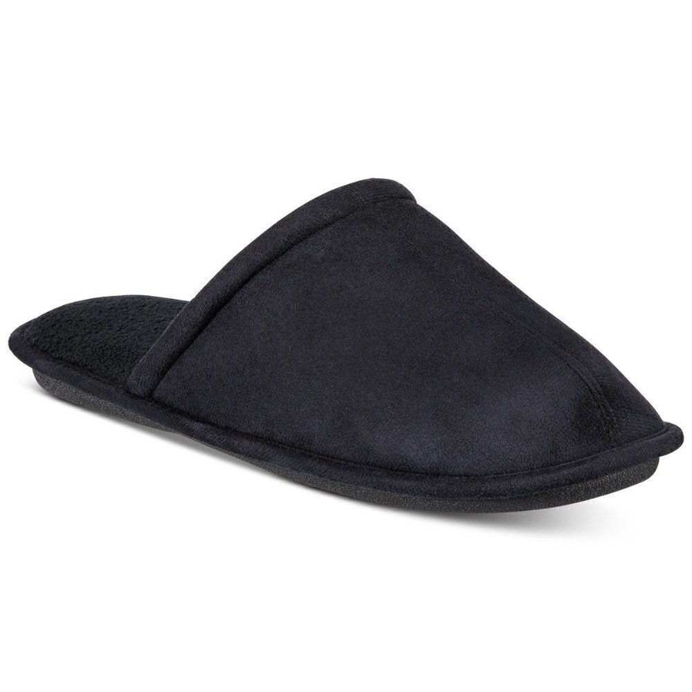MS10 Gold Toe Navy Memory Foam Slide Slippers - XL